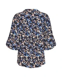 Part Two Orana Leaf Blouse -Fashion Clothing Part Two Orana Leaf Blouse Back Biscuit Clothing jpg