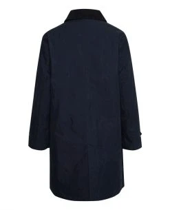 Part Two Rania Dark Navy Coat -Fashion Clothing Part Two Rania Coat Back Biscuit Clothing
