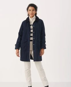 Part Two Rania Dark Navy Coat
