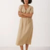 Part Two Althea Warm Sand Dress -Fashion Clothing PartTwoAltheaWarmSandDress