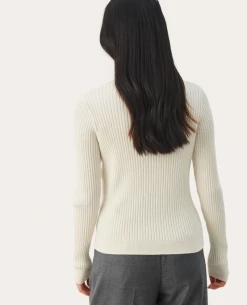 Part Two Camusa Cream Cardigan -Fashion Clothing PartTwoCamusaWhitecapCardigan 3