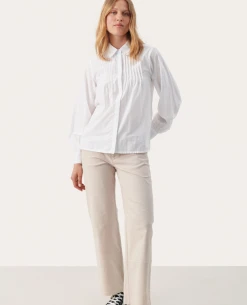 Part Two Carmela White Shirt -Fashion Clothing PartTwoCarmellaBrightWhiteShirt 2