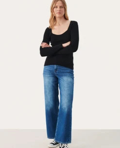 Part Two Caylee Black T-Shirt 6 Part Two Caylee Black T-Shirt -Fashion Clothing PartTwoCayleeBlackTop