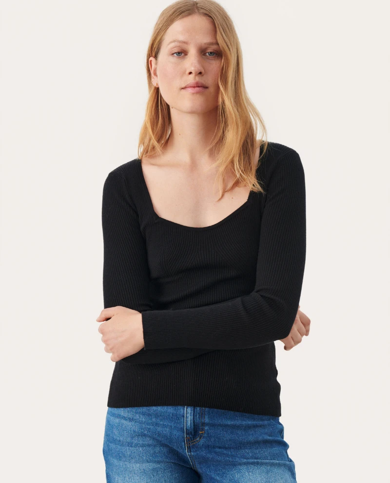 Part Two Caylee Black T-Shirt 3 Part Two Caylee Black T-Shirt