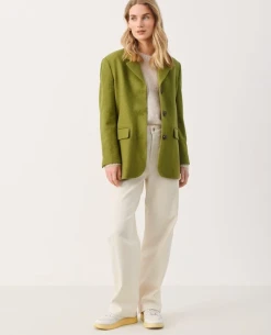 Part Two Ceyla Green Moss Blazer -Fashion Clothing PartTwoCeylaBlazer 3