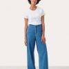Part Two Coralie Denim Blue Trousers 2 Part Two Coralie Denim Blue Trousers -Fashion Clothing PartTwoCoralieMediumBlueTrouser
