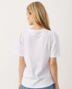 Part Two Imalea Bright White T-Shirt -Fashion Clothing PartTwoImaleaBrightWhiteT Shirt 3