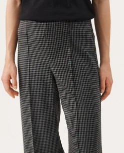 Part Two Ilisan Grey Check Trousers -Fashion Clothing PartTwoLisanMediumGreyCheckTrouser 2