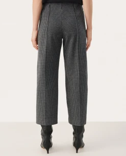 Part Two Ilisan Grey Check Trousers -Fashion Clothing PartTwoLisanMediumGreyCheckTrouser 3