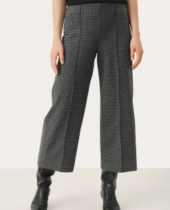 Part Two Ilisan Grey Check Trousers -Fashion Clothing PartTwoLisanMediumGreyCheckTrouser 4