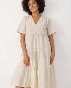 Part Two Pam Pearled Ivory Dress -Fashion Clothing PartTwoPamPearledIvoryDress 3