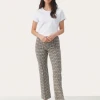 Part Two Pontas Brown Trousers -Fashion Clothing PartTwoPontasBrownCheckTrouser