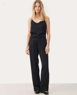 Part Two Tiara Navy Trousers