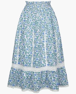 Pink City Prints Cienna Sky Florentine Skirt -Fashion Clothing PinkCityPrintsCiennaSkyFlorentineSkirt 4