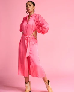 Pom Amsterdam Blush Pink Dress
