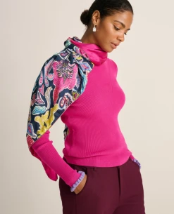 Pom Amsterdam Double Full Glow Blue Scarf