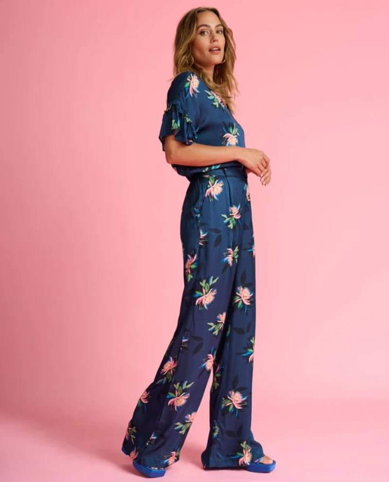 Pom Amsterdam Expressive Flower Trouser 4 Pom Amsterdam Expressive Flower Trouser - Image 2