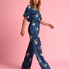 Pom Amsterdam Expressive Flower Trouser