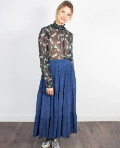 Primrose Park Erin Dark Floral Skirt