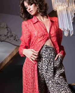 Primrose Park Kylie Brown Leopard Trousers