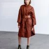 Project AJ117 Nuka Cognac Coat -Fashion Clothing ProjectAJ Nuka Biscuit Clothing