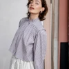 Project AJ117 Marina Blue Blouse -Fashion Clothing ProjectAJ117MarinaBlouse