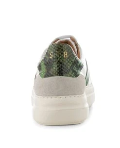 Shoe The Bear Valda Green Trainers -Fashion Clothing STB Valda Back