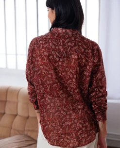 Sacre Coeur Anita Block Print Shirt -Fashion Clothing SacreCoeurAnitaBlockBlouse 3