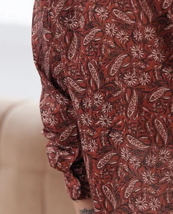 Sacre Coeur Anita Block Print Shirt -Fashion Clothing SacreCoeurAnitaBlockBlouse 4