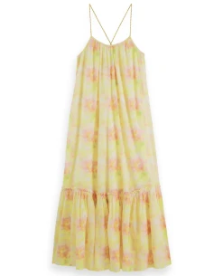 Scotch And Soda Scotch & Soda Multi Tie Dye Tank Top Maxi Dress