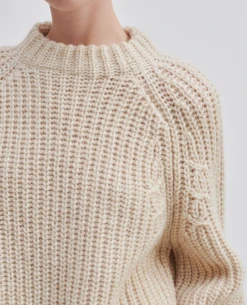 Second Female Aya Oxford Tan Knit -Fashion Clothing SecondFemaleAyaOxfordTanKnit 4