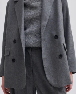 Second Female Holsye Grey Blazer -Fashion Clothing SecondFemaleHolsyeBlazer 3