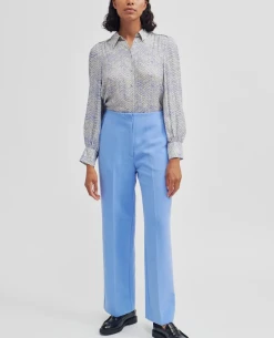 Second Female Levien Cornflower Blue Classic Trousers