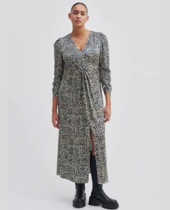 Second Female Luna Grey Maxi Dress
