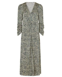 Second Female Luna Grey Maxi Dress -Fashion Clothing SecondFemaleLunaMaxiDress 6