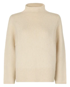 Second Female Rikke Chalk Turtle Knit -Fashion Clothing SecondFemaleRikkeDarkChalkKnit 15342a24 815e 425e a175 7ba0afc5750c