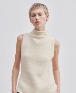 Second Female Rikke Chalk Knit