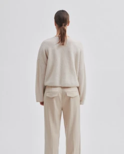 Second Female Ymma Summer Sand Knit -Fashion Clothing SecondFemaleYmmaOpenBackKnit 4