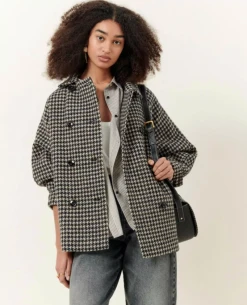 Sessun Chef Sand Black Coat -Fashion Clothing SessunChefSandback