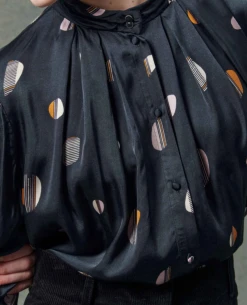 Sessun Eclipso Polka Shirt -Fashion Clothing SessunEclipsoBlouse 4