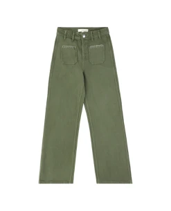 Seventy And Mochi Mabel Pine Green Jeans
