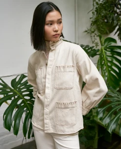 Seventy And Mochi Pablo Ecru Jacket -Fashion Clothing Seventy MochiPabloEcruJacket 2