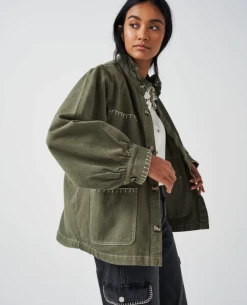 Seventy And Mochi Pablo Khaki Jacket 8 Seventy And Mochi Pablo Khaki Jacket -Fashion Clothing Seventy MochiPabloKhakiJacket 3