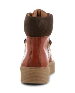 Shoe The Bear Agda Brown Boot -Fashion Clothing Shoe the Bear Agda Boot Back Biscuit Clothing