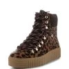 Shoe The Bear Agda Print Pony Boot -Fashion Clothing Shoe the Bear Agda Print Pony Boot Biscuit Clothing