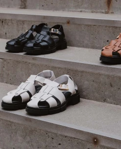 Shoe The Bear Alva Fisherman Black Leather Sandal -Fashion Clothing ShoeTheBearAlvaFishermanBlackSandal