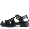 Shoe The Bear Alva Fisherman Black Leather Sandal -Fashion Clothing ShoeTheBearAlvaFishermanBlackSandal 2