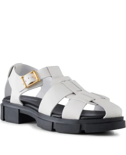 Shoe The Bear Alva Fisherman White Leather Sandal -Fashion Clothing ShoeTheBearAlvaFishermanWhiteSandal 3