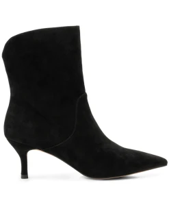 Shoe The Bear Amia Pull On Black Suede Boots -Fashion Clothing ShoeTheBearAmiaBlackHeelBoots 4