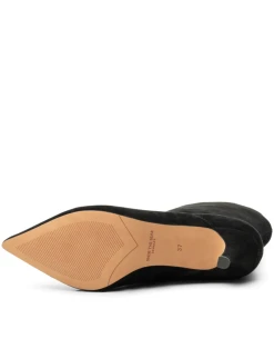 Shoe The Bear Amia Pull On Black Suede Boots -Fashion Clothing ShoeTheBearAmiaBlackHeelBoots 6